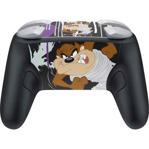 Looney Tunes Splatter Paint Tasmanian Devil Nintendo Switch 2 (2025) Pro Controller Skin