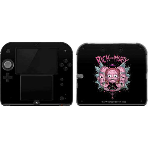 Adult Swim Rick and Morty Split Head Rick Nintendo Skins