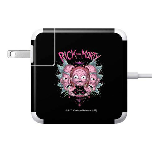 Adult Swim Rick and Morty Split Head Rick 85W Power Adapter (15 and 17 inch MacBook Pro Charger) Skin