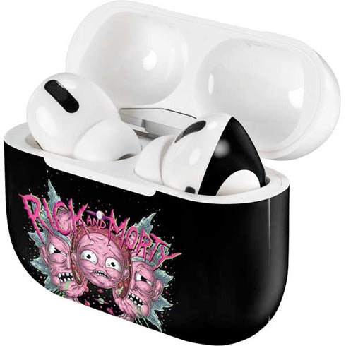 Adult Swim Rick and Morty Split Head Rick Apple AirPods Pro Skin
