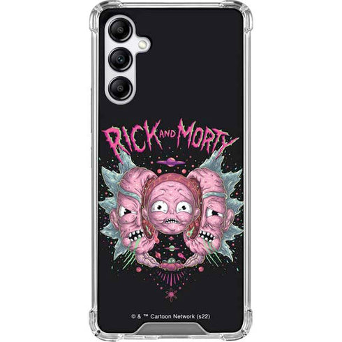 Adult Swim Rick and Morty Split Head Rick Gabb Phone 4 Clear Case