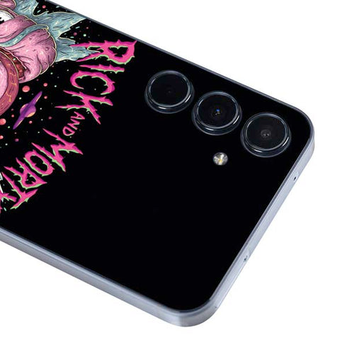 Adult Swim Rick and Morty Split Head Rick Galaxy A35 5G Skin