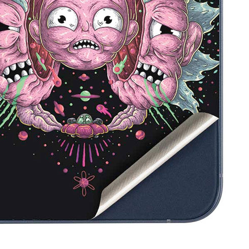 Adult Swim Rick and Morty Split Head Rick Galaxy A35 5G Skin