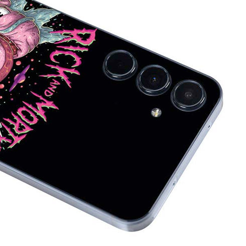 Adult Swim Rick and Morty Split Head Rick Galaxy A36 5G Skin