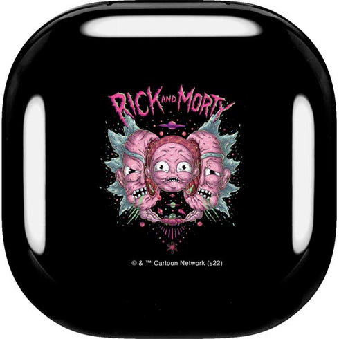Adult Swim Rick and Morty Split Head Rick Galaxy Buds Live Skin