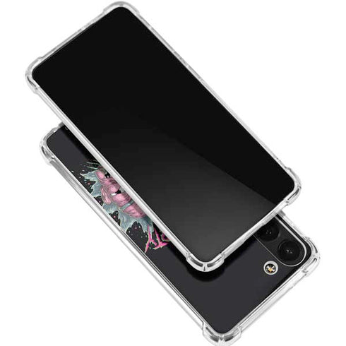 Adult Swim Rick and Morty Split Head Rick Galaxy S24 FE Clear Case
