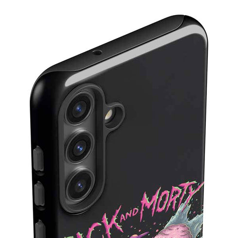 Adult Swim Rick and Morty Split Head Rick Galaxy S25 Impact Case