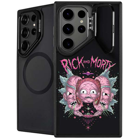 Adult Swim Rick and Morty Split Head Rick Galaxy S24 Ultra Kickstand Case