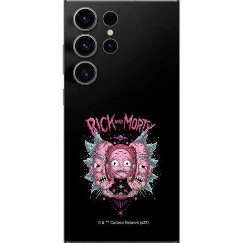 Adult Swim Rick and Morty Split Head Rick Galaxy S25 Ultra Skin