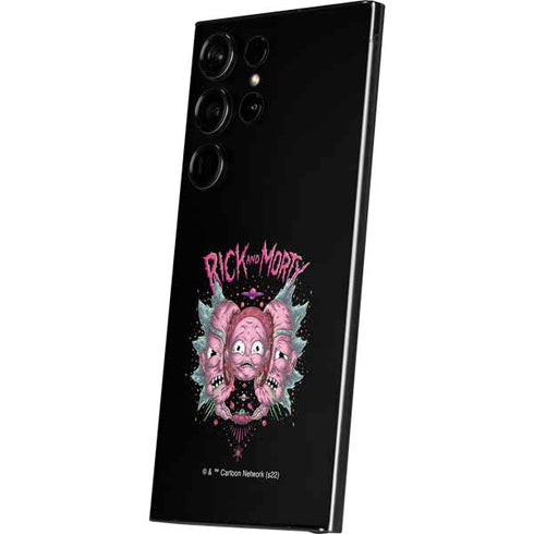 Adult Swim Rick and Morty Split Head Rick Galaxy S25 Ultra Skin