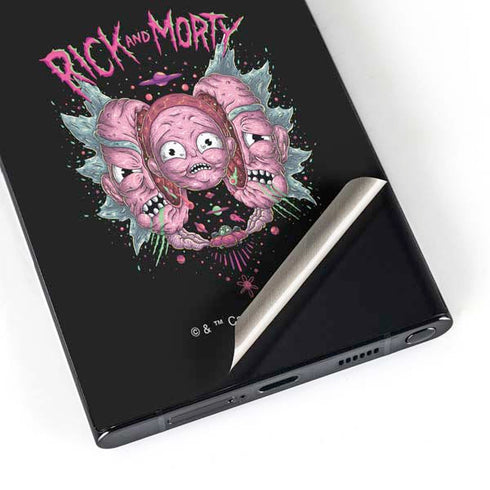 Adult Swim Rick and Morty Split Head Rick Galaxy S25 Ultra Skin