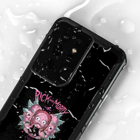 Adult Swim Rick and Morty Split Head Rick Galaxy S24 Ultra Waterproof Case