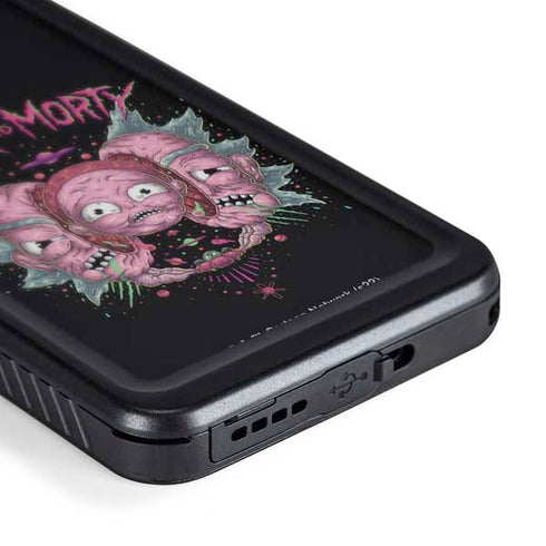 Adult Swim Rick and Morty Split Head Rick Galaxy S24 Waterproof Case