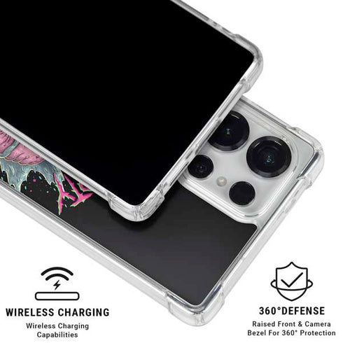Adult Swim Rick and Morty Split Head Rick Galaxy S26 Ultra Clear Case