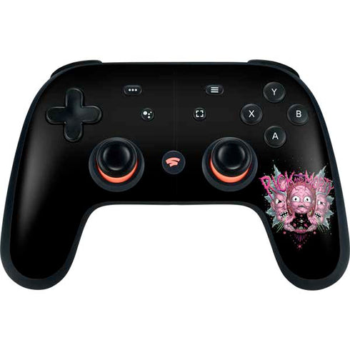 Adult Swim Rick and Morty Split Head Rick Google Stadia Controller Skin