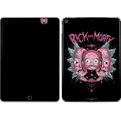 Adult Swim Rick and Morty Split Head Rick iPad Skins