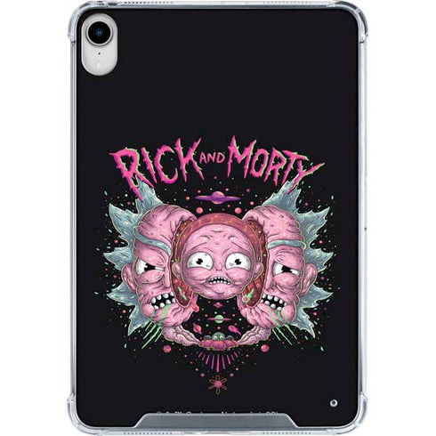 Adult Swim Rick and Morty Split Head Rick iPad 11th Gen (2025) Clear Case