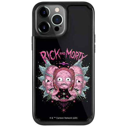 Adult Swim Rick and Morty Split Head Rick iPhone Cases
