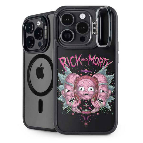 Adult Swim Rick and Morty Split Head Rick iPhone 13 Pro Kickstand Case