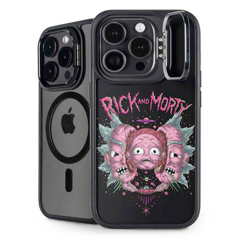 Adult Swim Rick and Morty Split Head Rick iPhone 14 Pro Kickstand Case