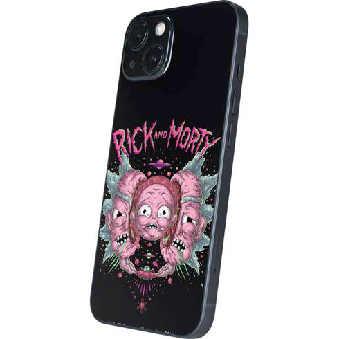 Adult Swim Rick and Morty Split Head Rick iPhone Skins