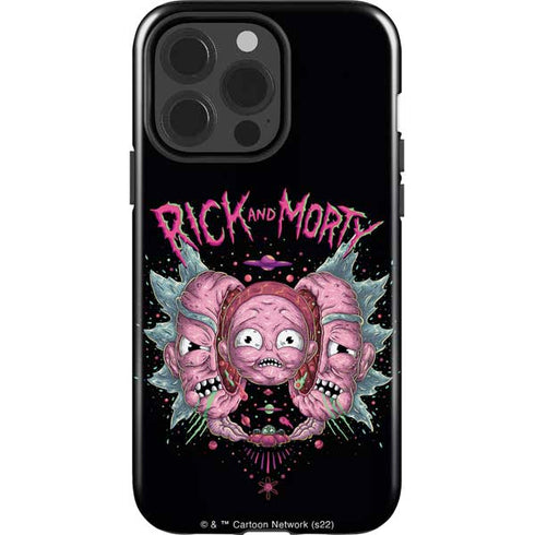Adult Swim Rick and Morty Split Head Rick iPhone 15 Pro Impact Case