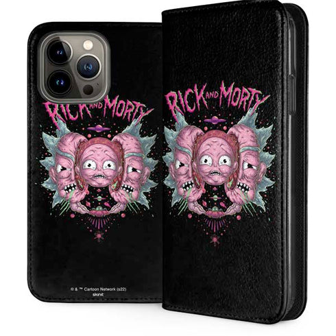 Adult Swim Rick and Morty Split Head Rick iPhone Cases