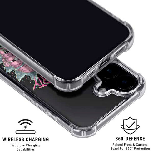 Adult Swim Rick and Morty Split Head Rick iPhone 16 MagSafe Case