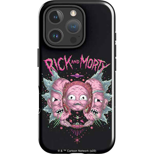Adult Swim Rick and Morty Split Head Rick iPhone 16 Pro Impact Case