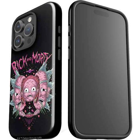 Adult Swim Rick and Morty Split Head Rick iPhone 16 Pro Impact Case