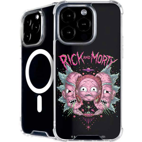 Adult Swim Rick and Morty Split Head Rick iPhone 16 Pro MagSafe Case