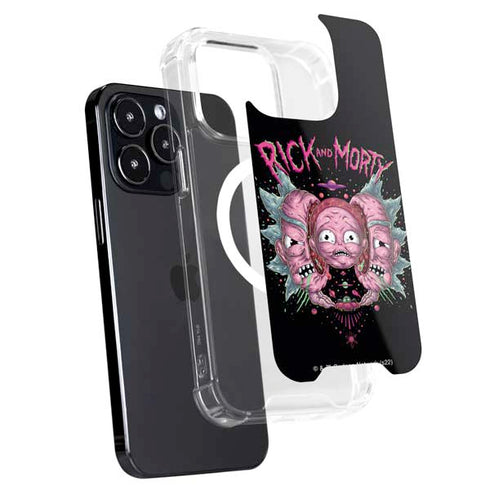 Adult Swim Rick and Morty Split Head Rick iPhone 16 Pro MagSafe Case