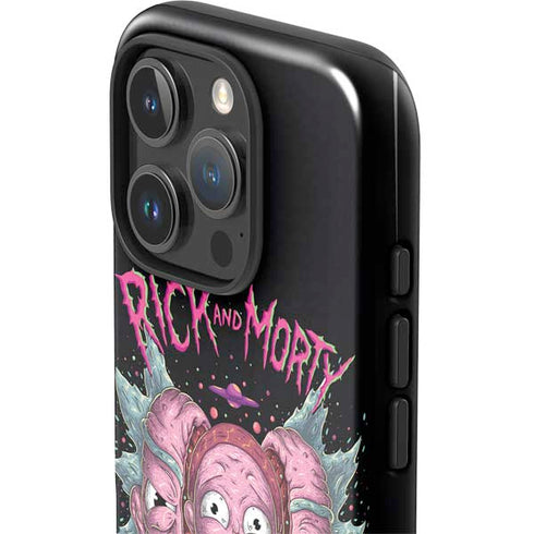 Adult Swim Rick and Morty Split Head Rick iPhone 16 Pro Max Impact Case
