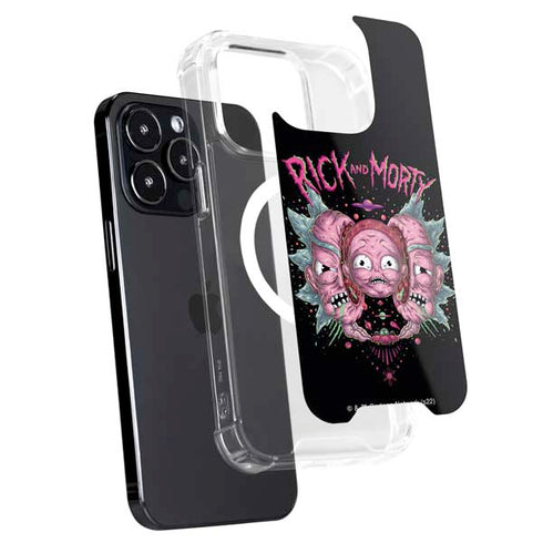 Adult Swim Rick and Morty Split Head Rick iPhone 16 Pro Max MagSafe Case