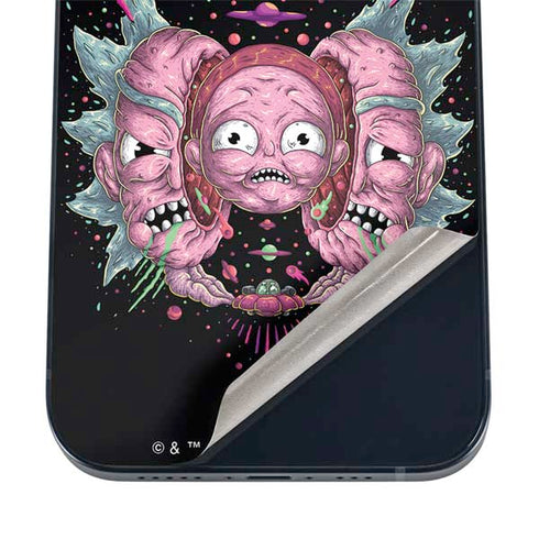 Adult Swim Rick and Morty Split Head Rick iPhone 16 Skin