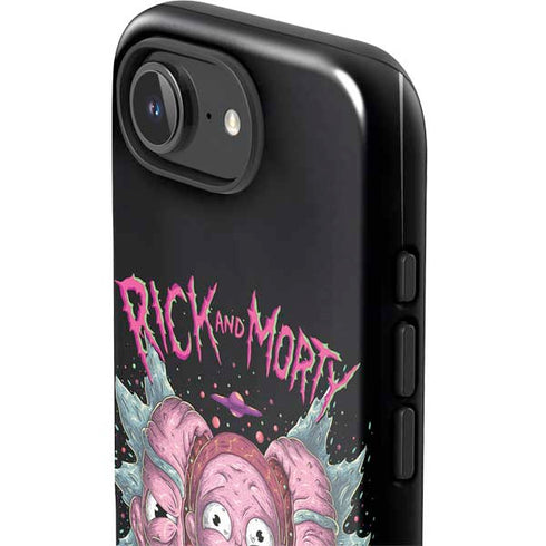 Adult Swim Rick and Morty Split Head Rick iPhone 16e Impact Case