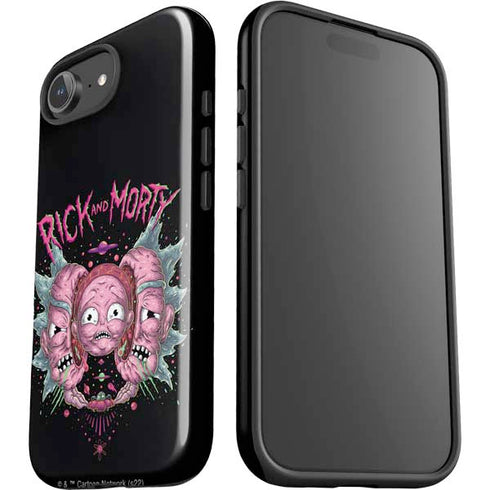 Adult Swim Rick and Morty Split Head Rick iPhone 16e Impact Case