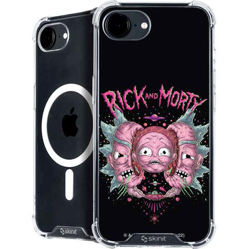Adult Swim Rick and Morty Split Head Rick iPhone 16e MagSafe Case