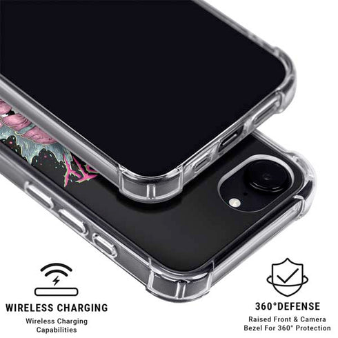 Adult Swim Rick and Morty Split Head Rick iPhone 16e MagSafe Case
