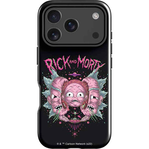 Adult Swim Rick and Morty Split Head Rick iPhone 18 Pro Impact Case