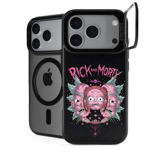Adult Swim Rick and Morty Split Head Rick iPhone 18 Pro Kickstand Case