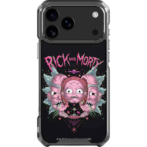 Adult Swim Rick and Morty Split Head Rick iPhone 18 Pro Max Clear Case
