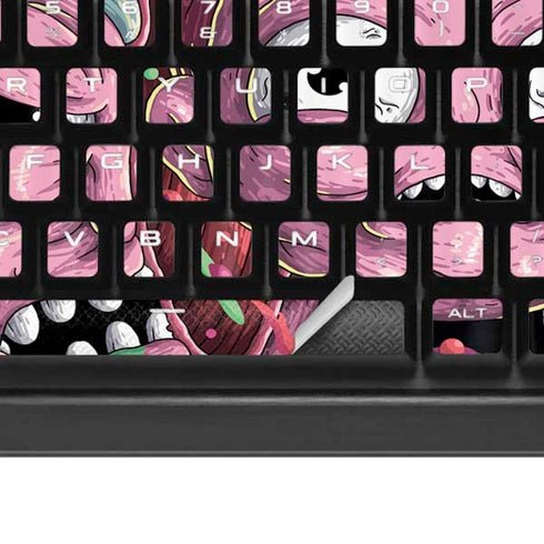 Adult Swim Rick and Morty Split Head Rick K95 RGB PLATINUM Mechanical Gaming Keyboard Skin