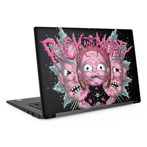 Adult Swim Rick and Morty Split Head Rick Dell Latitude Skin