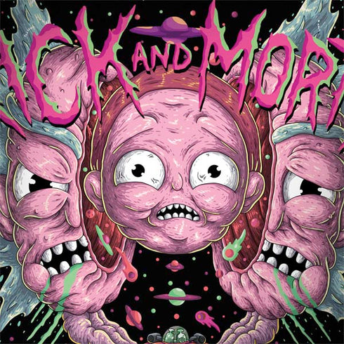 Adult Swim Rick and Morty Split Head Rick Dell Latitude Skin