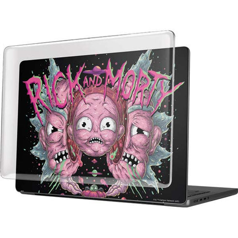 Adult Swim Rick and Morty Split Head Rick MacBook Pro 14in (2021-24) Case plus Skin
