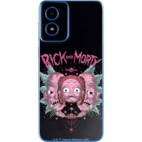 Adult Swim Rick and Morty Split Head Rick Moto G Play 4G (2024) Skin