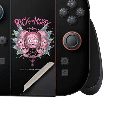 Adult Swim Rick and Morty Split Head Rick Nintendo Switch 2 (2025) Joy-Con Controller Skin