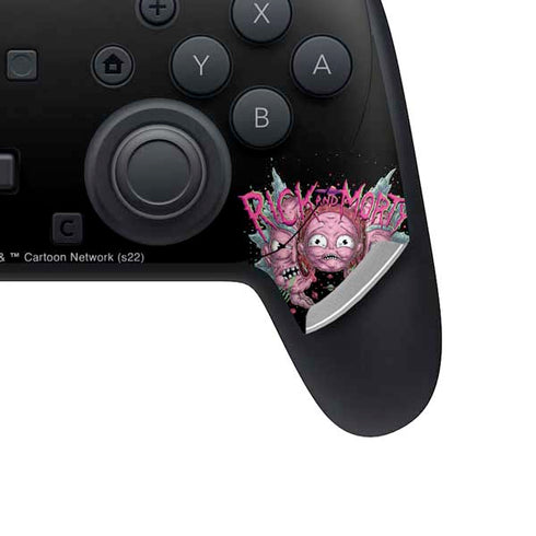 Adult Swim Rick and Morty Split Head Rick Nintendo Switch 2 (2025) Pro Controller Skin