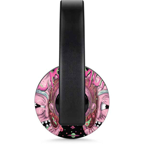 Adult Swim Rick and Morty Split Head Rick PlayStation 4 Gold Wireless Headset Skin